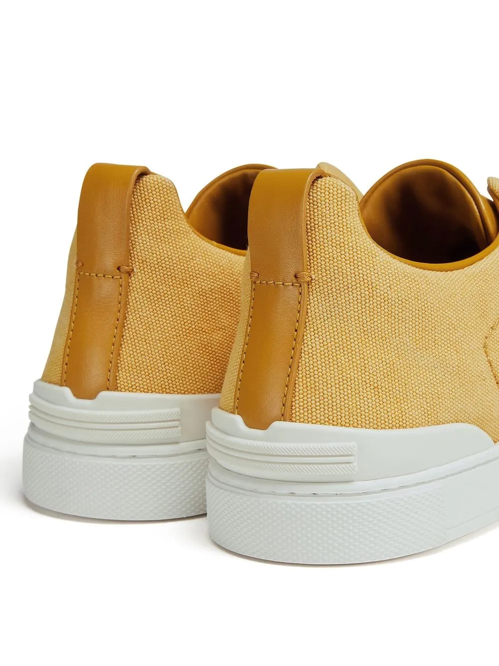 Zegna Triple Stitch Canvas Sneakers