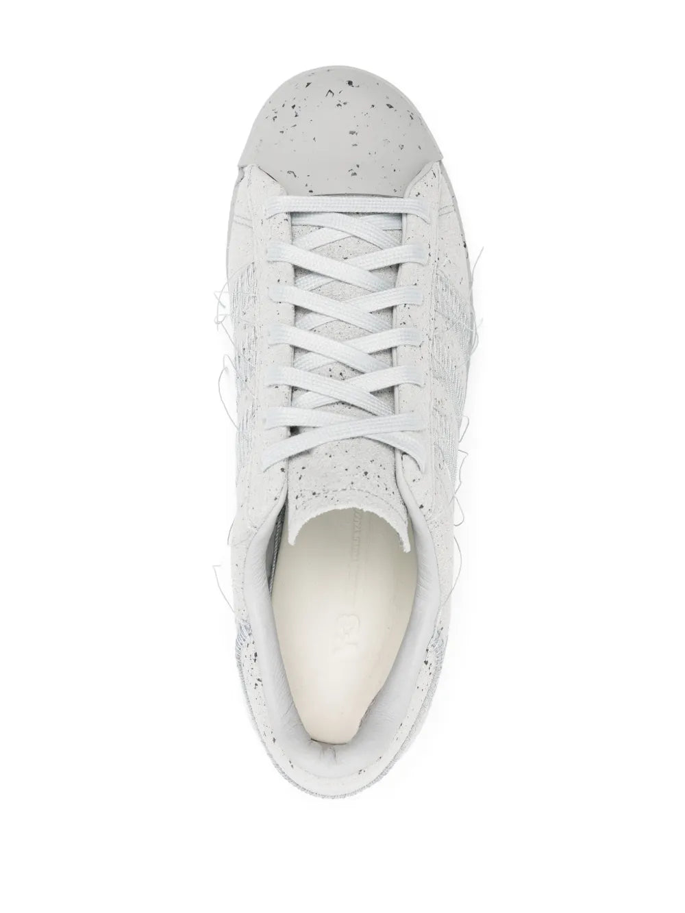 Y-3 Superstar Exposed-Seam Suede Sneakers