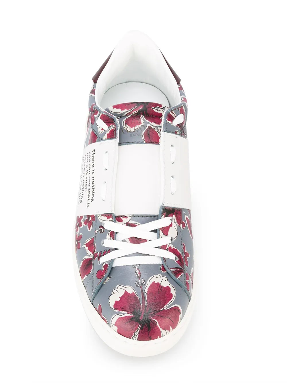 Valentino Garavani Open Floral-Print Sneakers