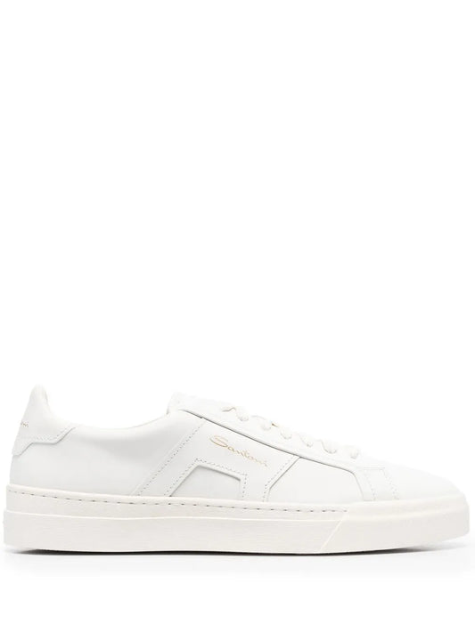Santoni Double Buckle Low-Top Sneakers