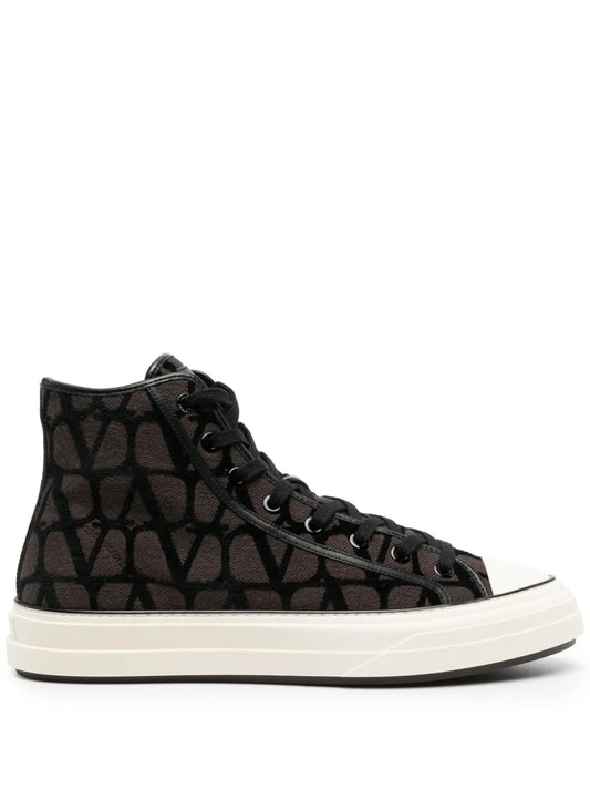 Valentino Garavani Tootaloop Logo-Print Hi-Top Sneakers