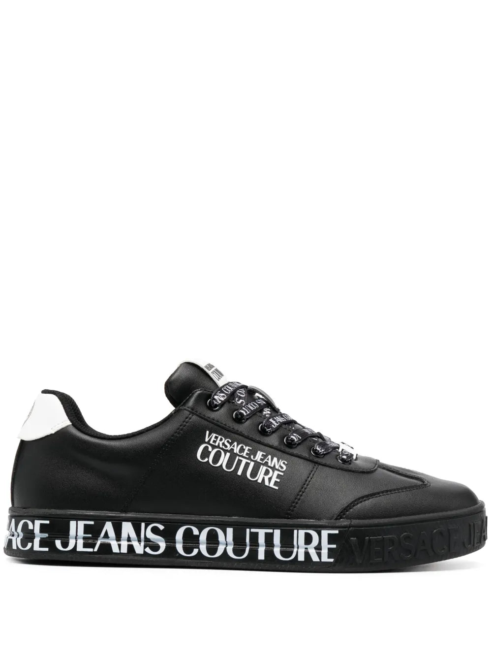 Versace Jeans Couture Logo-Print Low-Top Sneakers