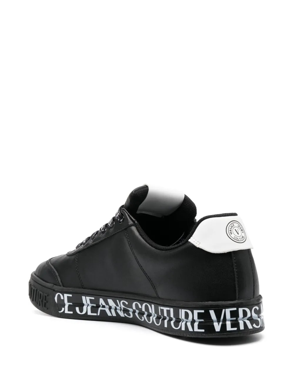 Versace Jeans Couture Logo-Print Low-Top Sneakers
