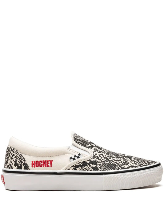 Vans X Hockey Skate Slip-On Snakeskin Sneakers