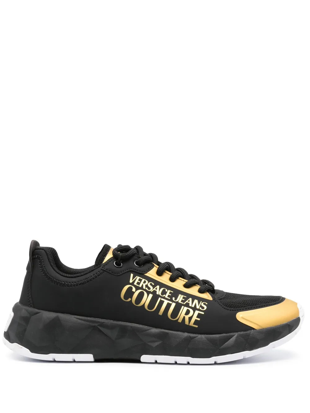 Versace Jeans Couture Logo-Print Low-Top Sneakers