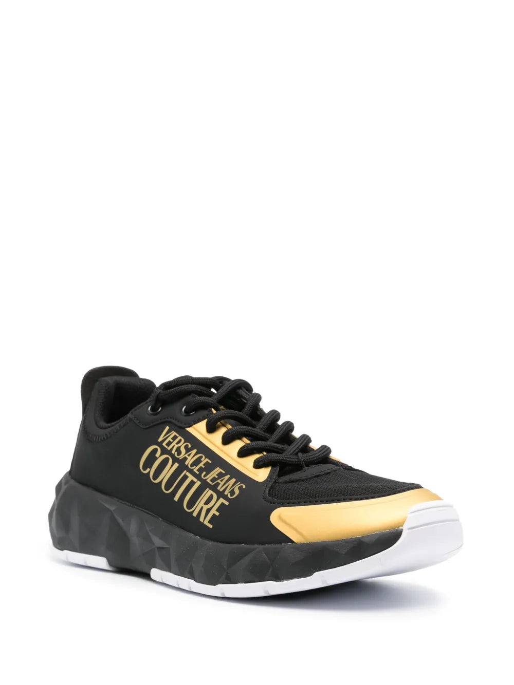 Versace Jeans Couture Logo-Print Low-Top Sneakers