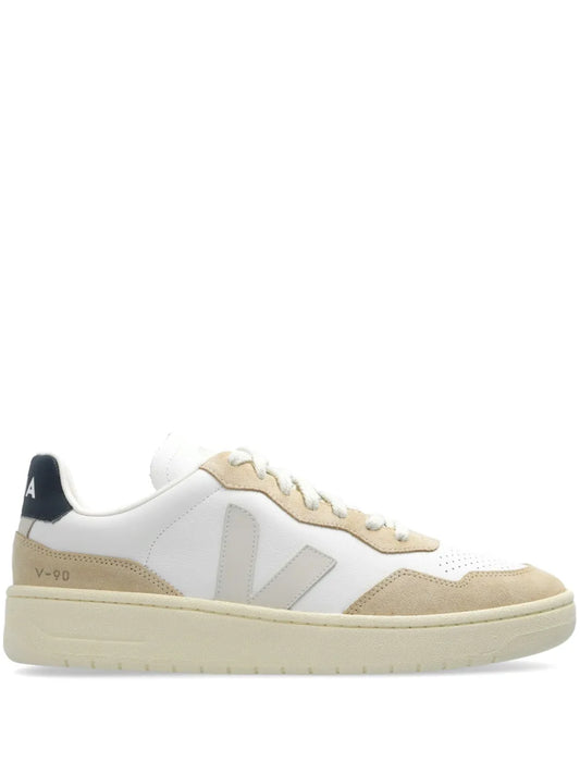 Veja V-90 Leather Sneakers