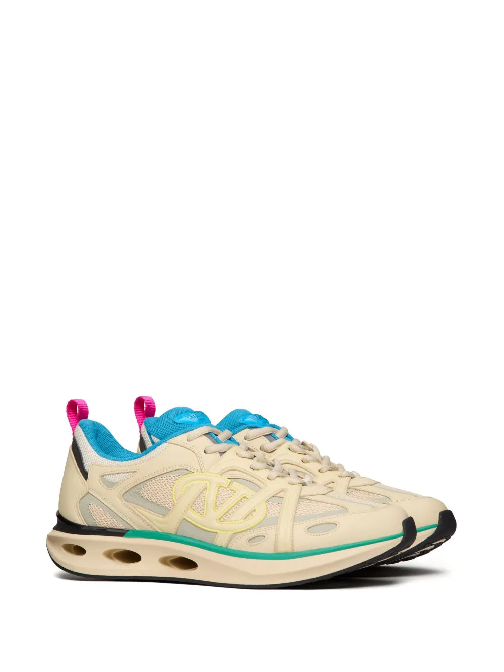 Valentino Garavani Vlogo Easyjog Leather Sneakers