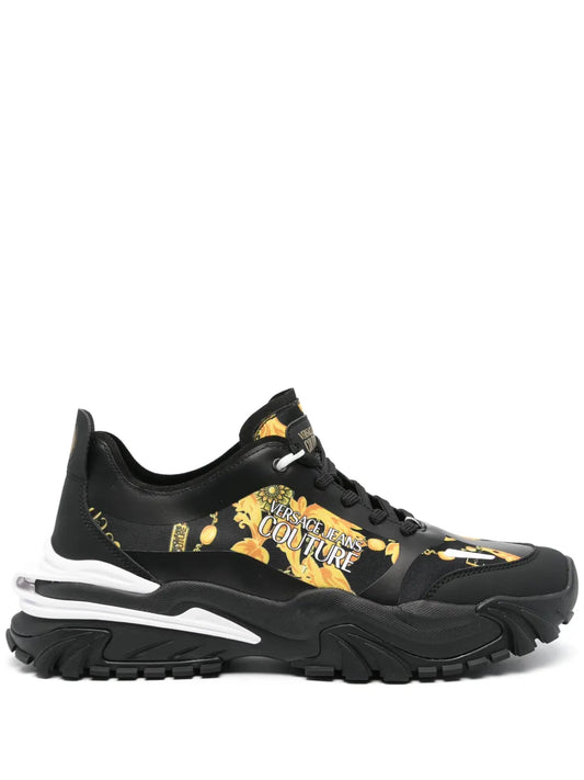 Versace Jeans Couture Barocco-Print Sneakers