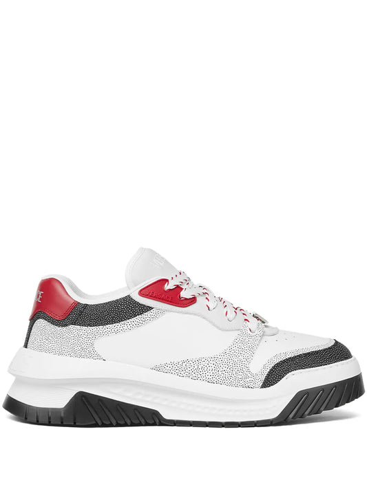 Versace Odissea Leather Sneakers