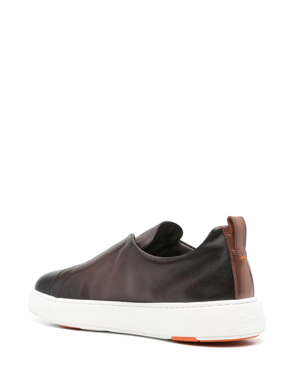 Santoni Leather Sneakers