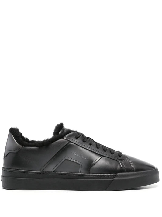 Santoni Leather Sneakers