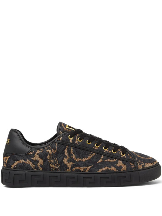 Versace Barocco Jacquard Greca Sneakers