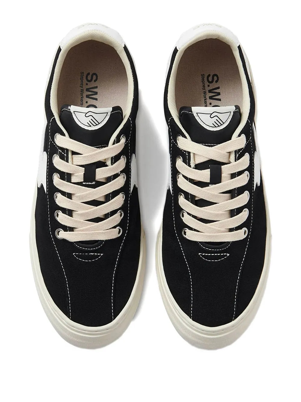 Stepney Workers Club S-Strike Panelled Low-Top Sneakers
