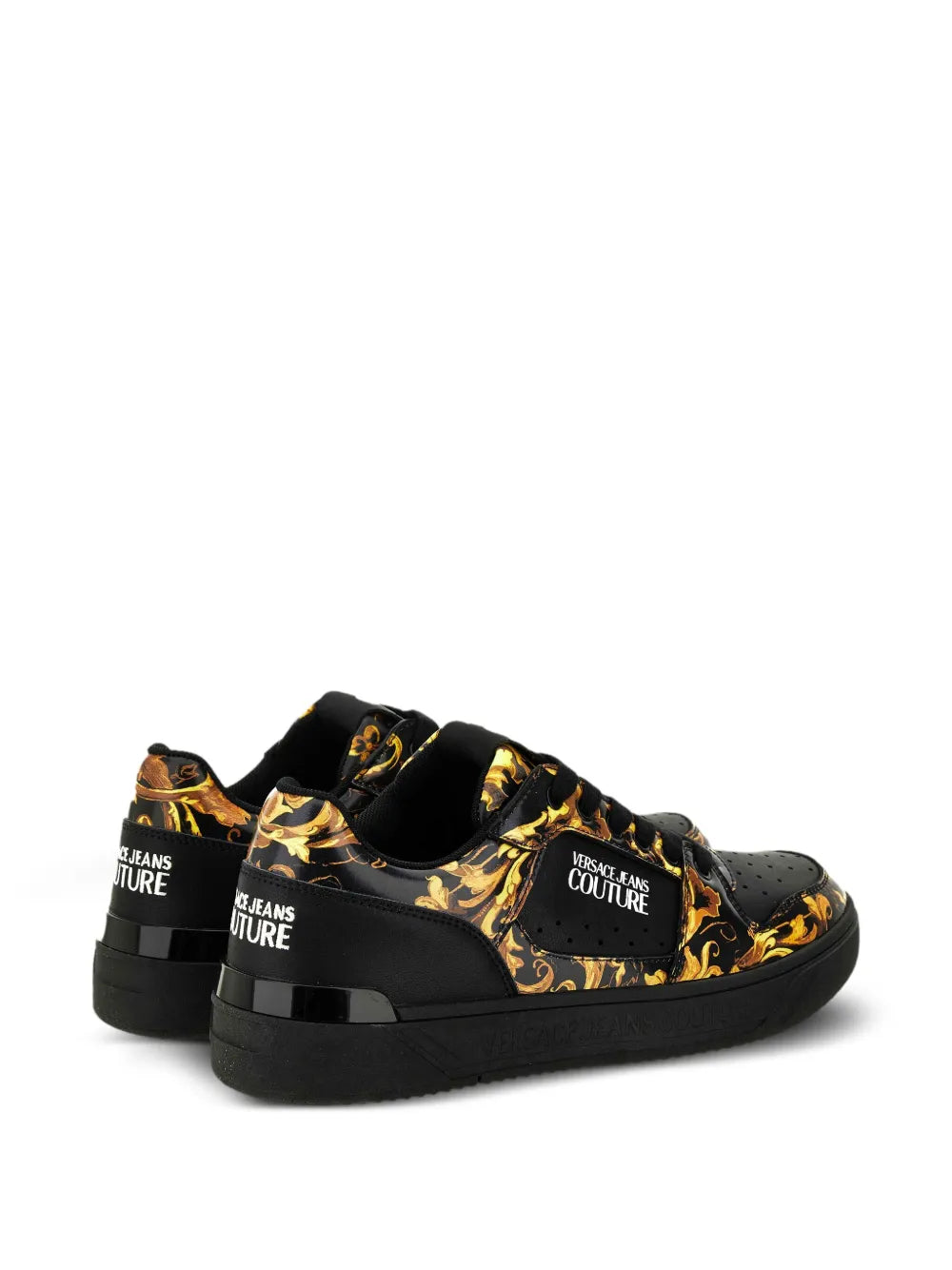 Versace Jeans Couture Barocco-Print Lace-Up Sneakers