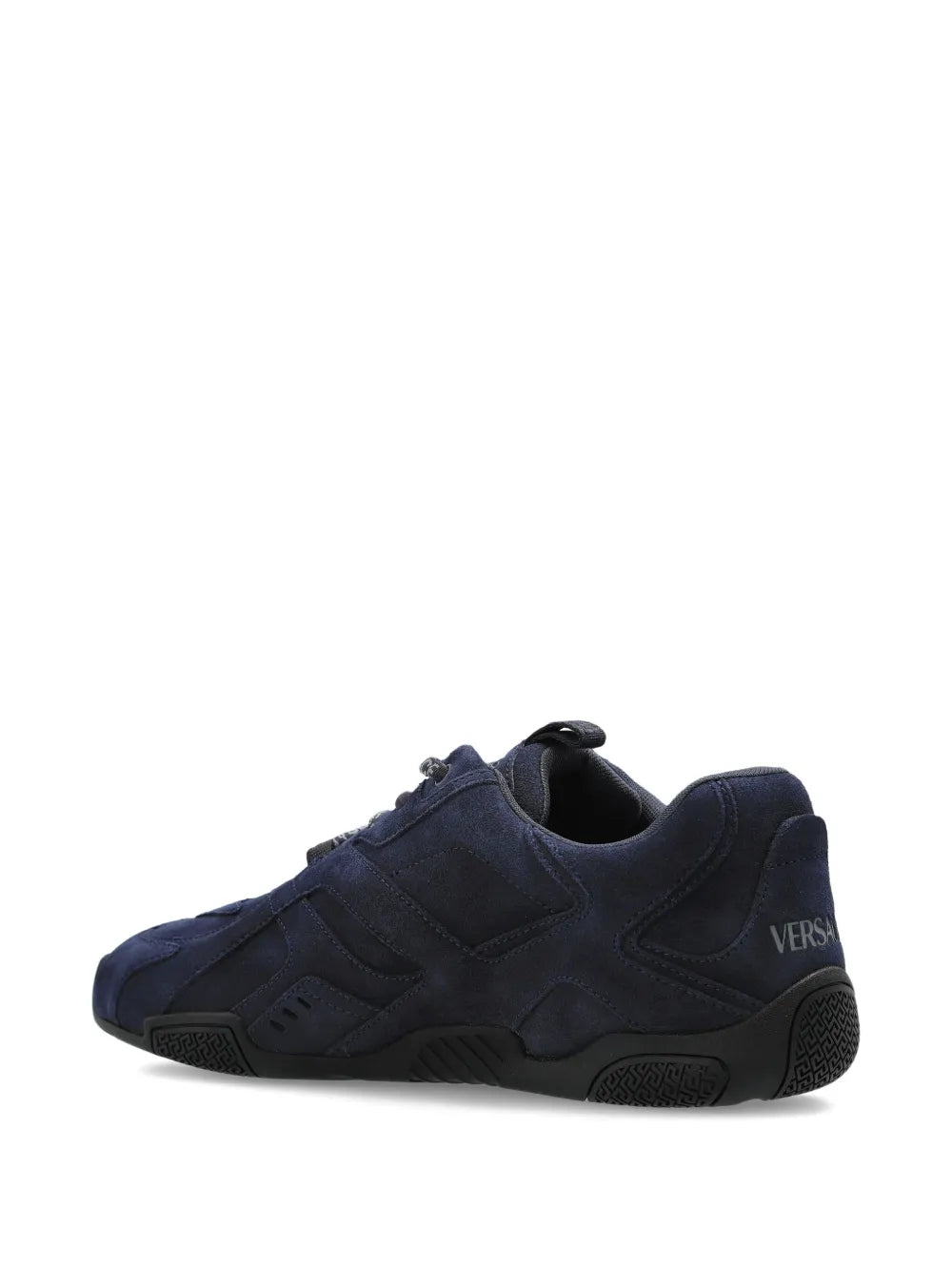 Versace Galaxia Lace-Up Suede Sneakers