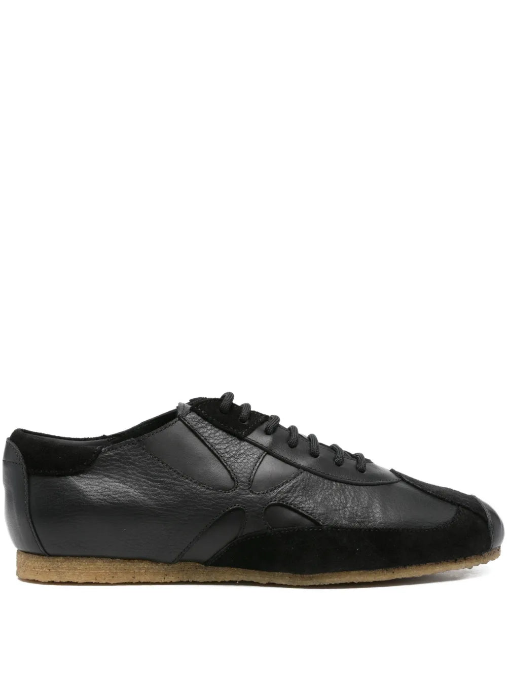 Stefan Cooke Leather Lace-Up Trainers