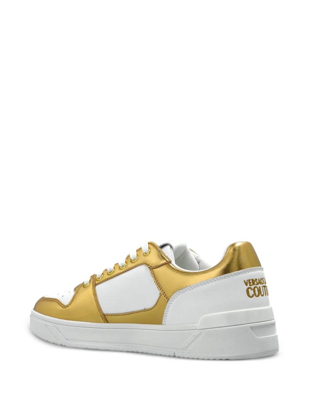 Versace Jeans Couture Metallic-Panel Sneakers