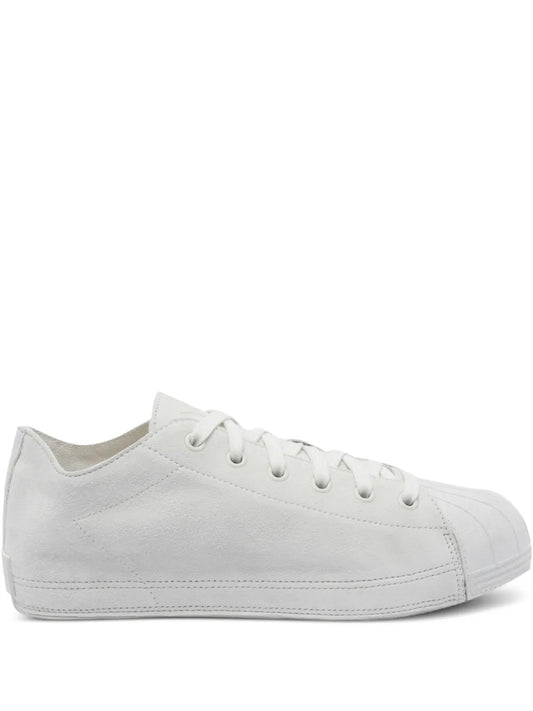 Y-3 Suede Leather Lace-Up Sneakers