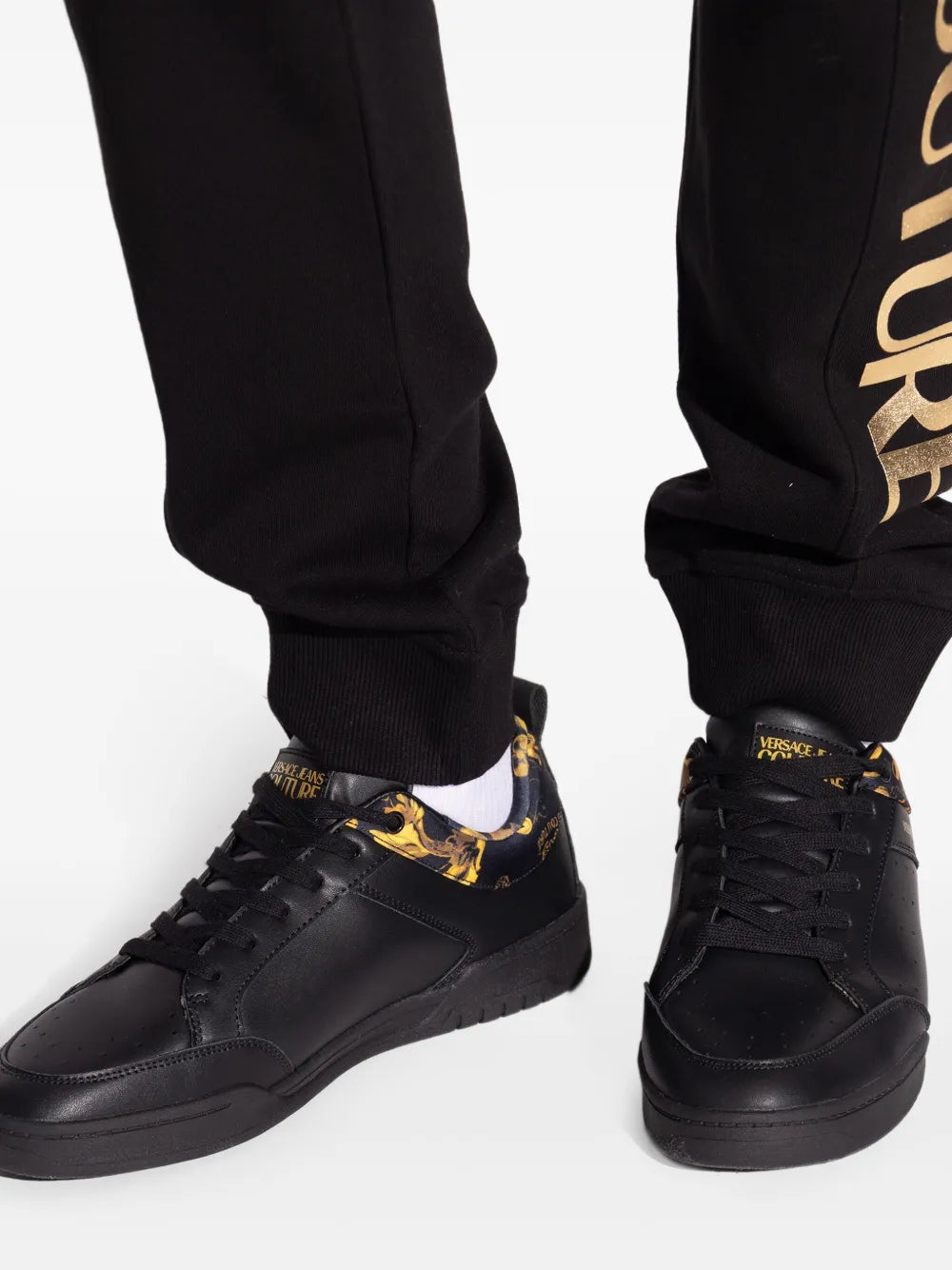 Versace Jeans Couture Barocco-Print Sneakers