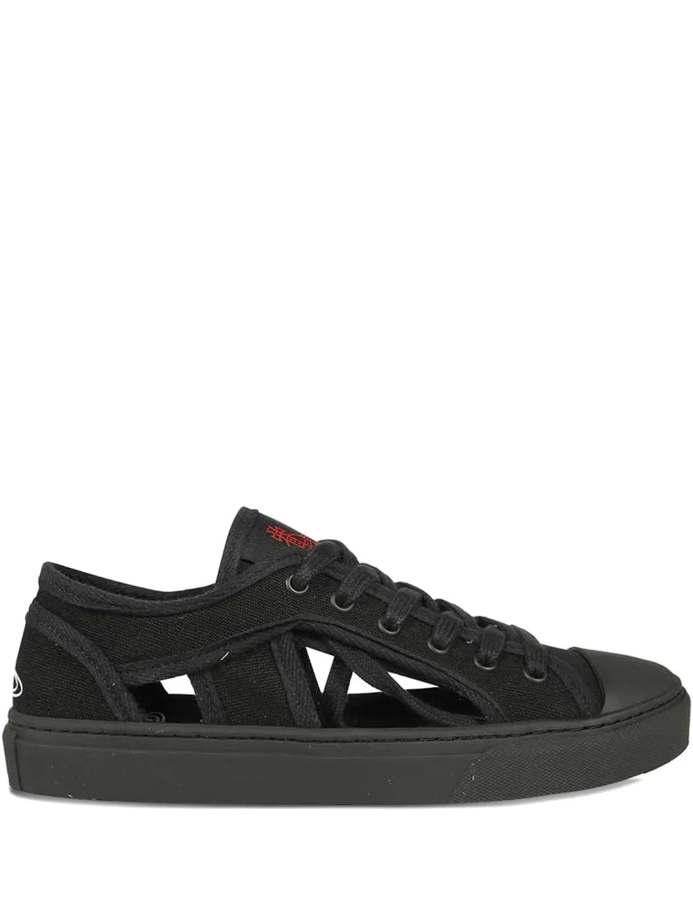 Vivienne Westwood Cut-Out Canvas Sneakers