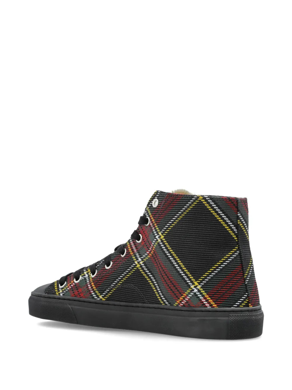 Vivienne Westwood Tartan High-Top Sneakers