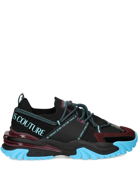 Versace Jeans Couture Lace-Up Panelled Sneakers
