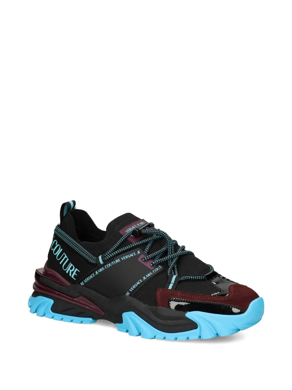 Versace Jeans Couture Lace-Up Panelled Sneakers