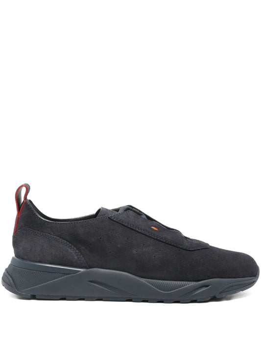 Santoni Suede Sneakers