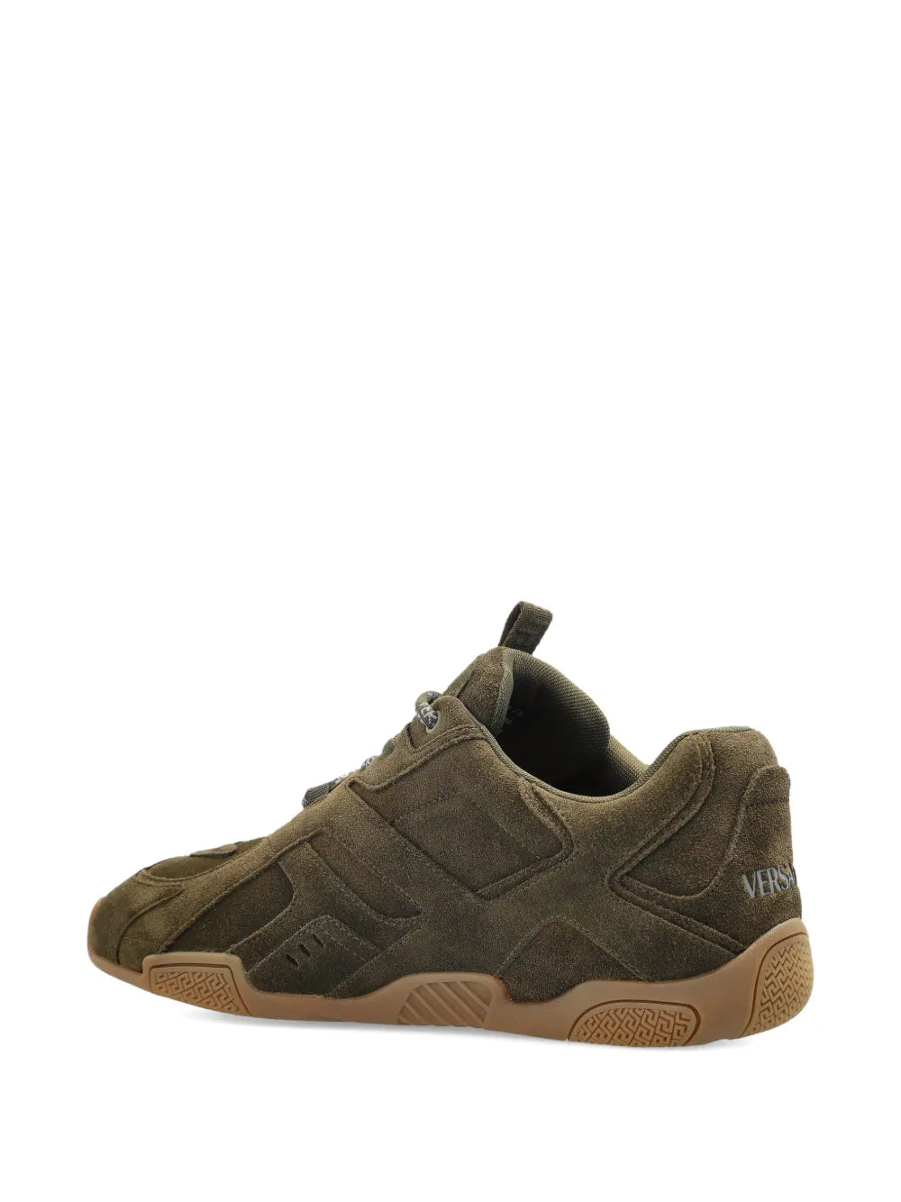 Versace Galaxia Suede Lace-Up Sneakers