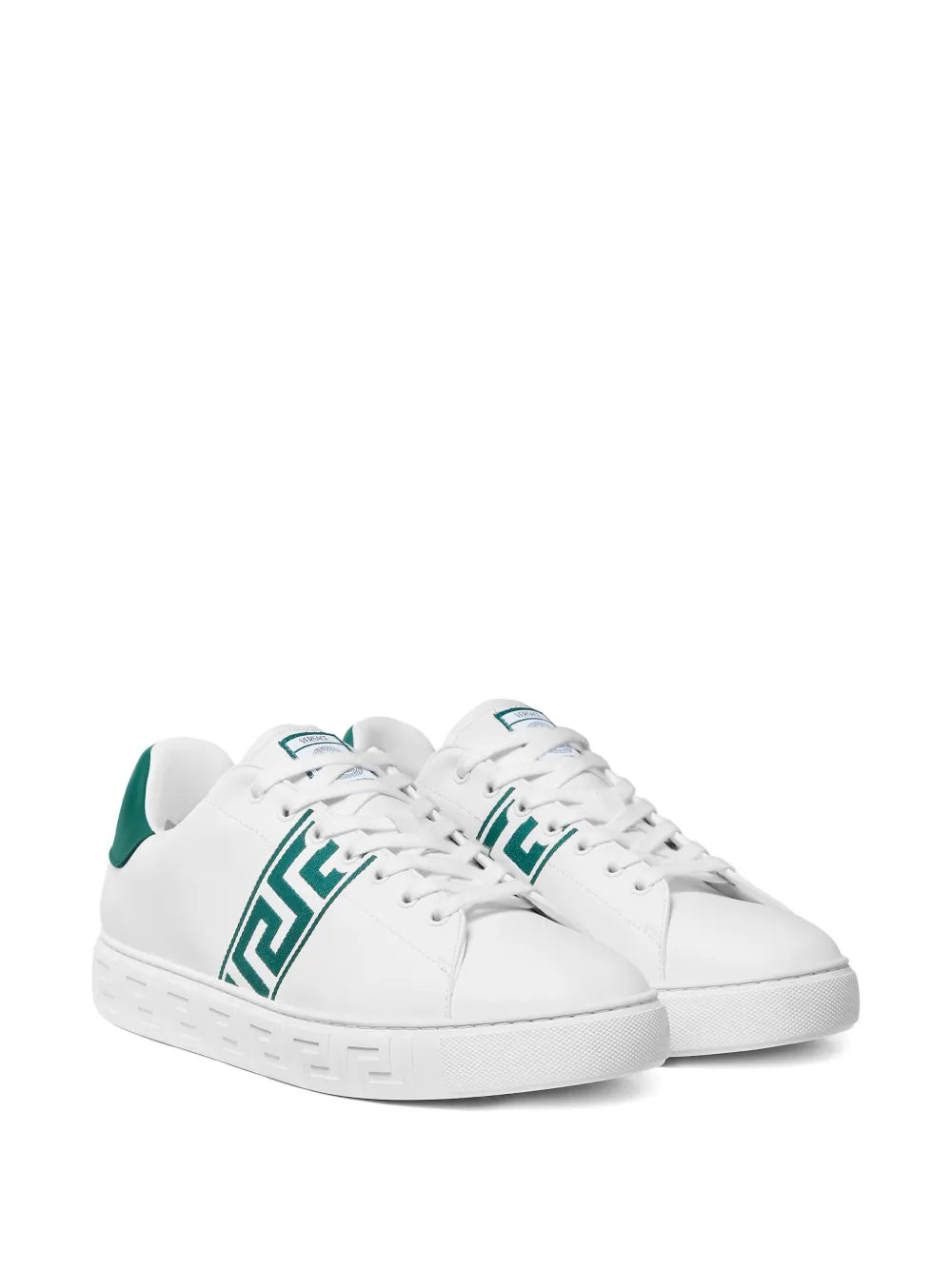 Versace Greek Lace-Up Sneakers