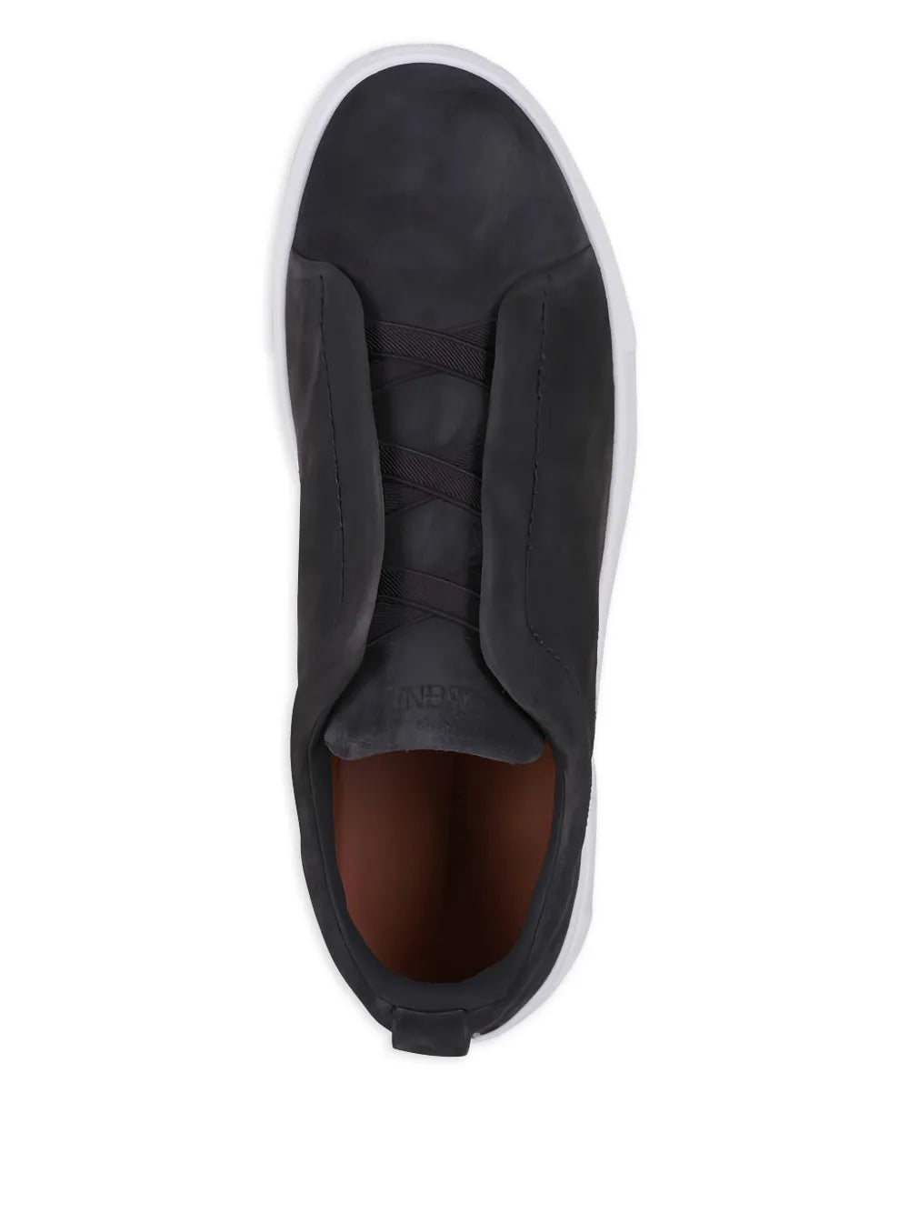 Zegna Triple Stitch?Suede Sneakers